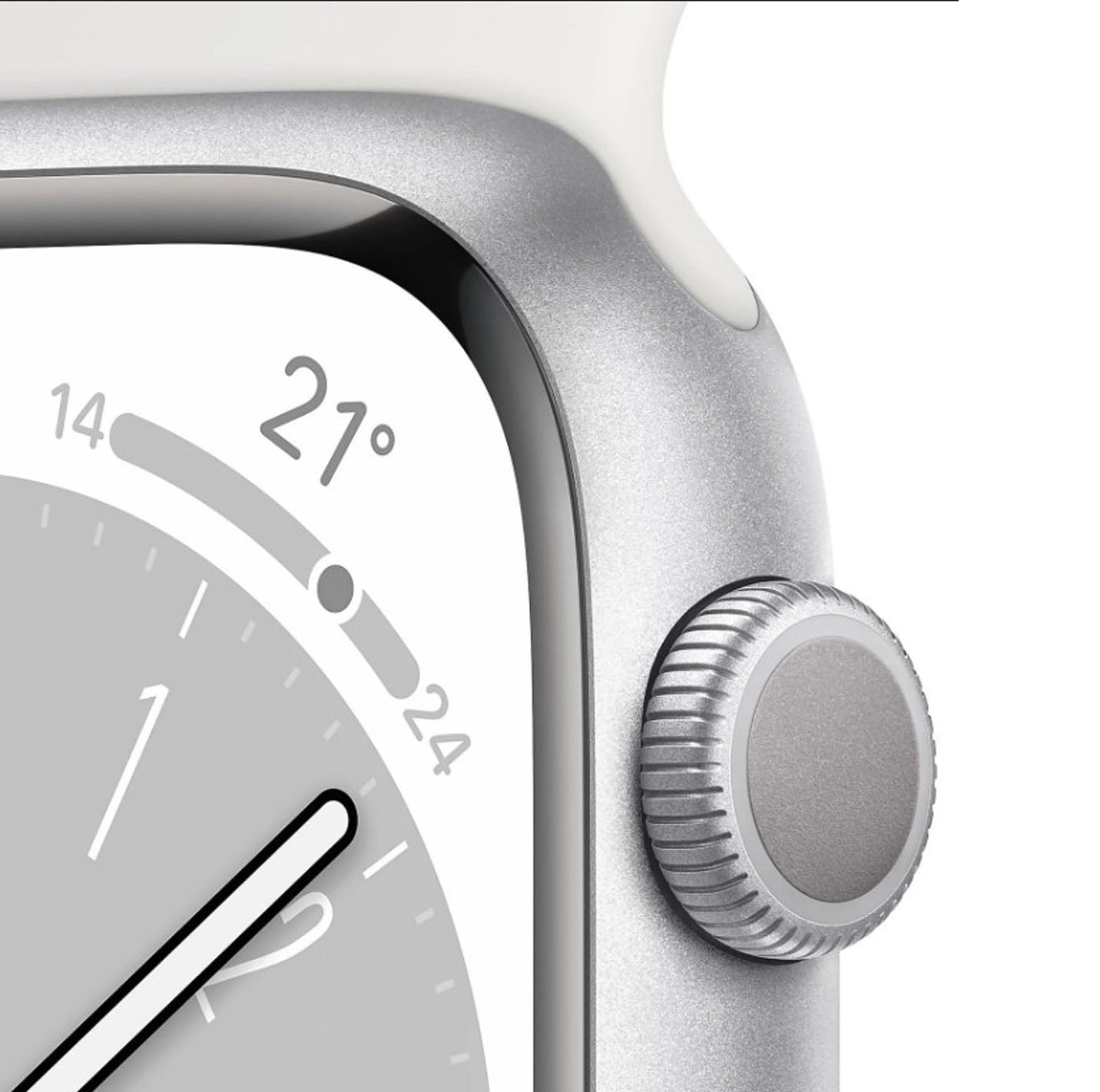 Apple Watch Series 8 45mm Sillver gut Refurbished Inkl. orig. Ladekabel