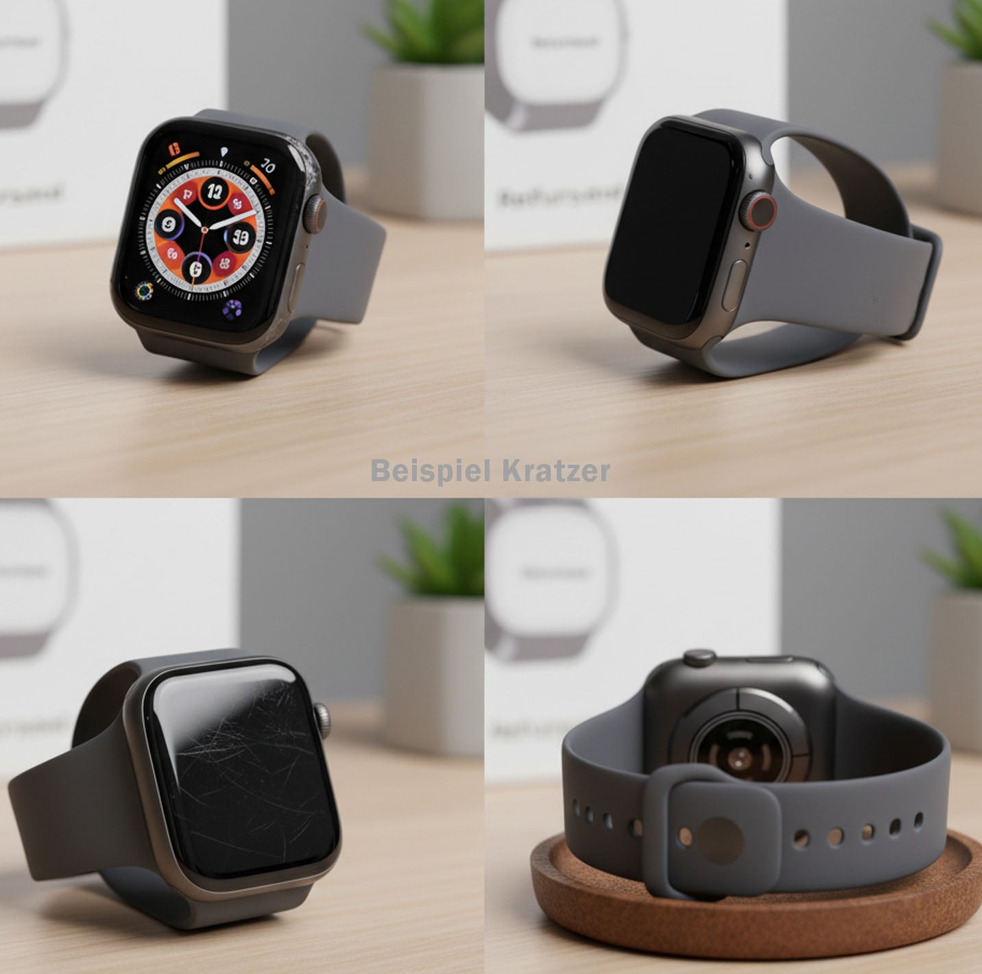 Apple Watch Series 8 45mm Sillver gut Refurbished Inkl. orig. Ladekabel