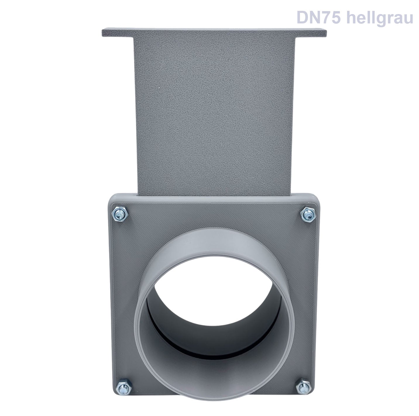 Blastgate Sperrschieber Absauganlage DN40 50 75 HT Rohr Werkstatt Magnet