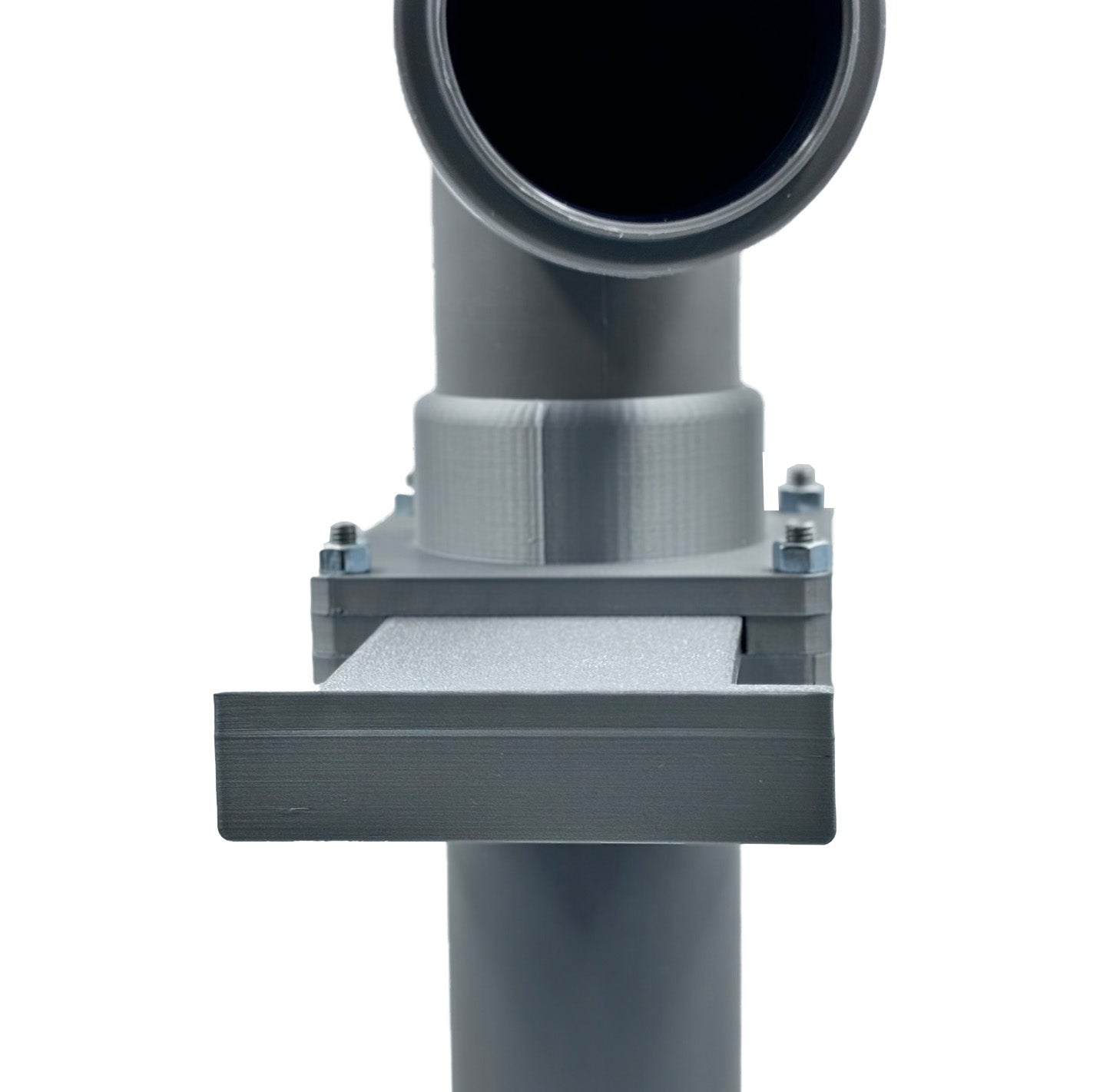 Blastgate Sperrschieber Absauganlage DN40 50 75 HT Rohr Werkstatt Magnet