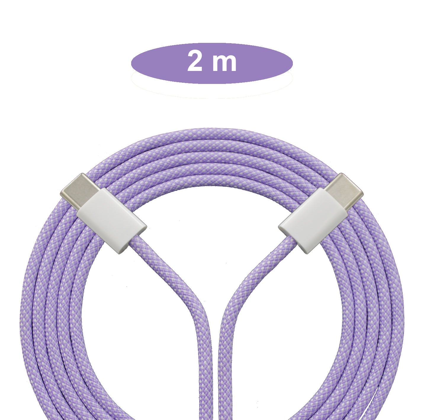 USB C auf USB C Ladekabel Kabel Samsung Xiaomi 0,5m 1m 2m 60W für iPhone bunt