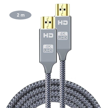 HDMI Kabel 4K UHD High-Speed HDMI 2.0 vergoldete Stecker Ethernet 0,9m 2m