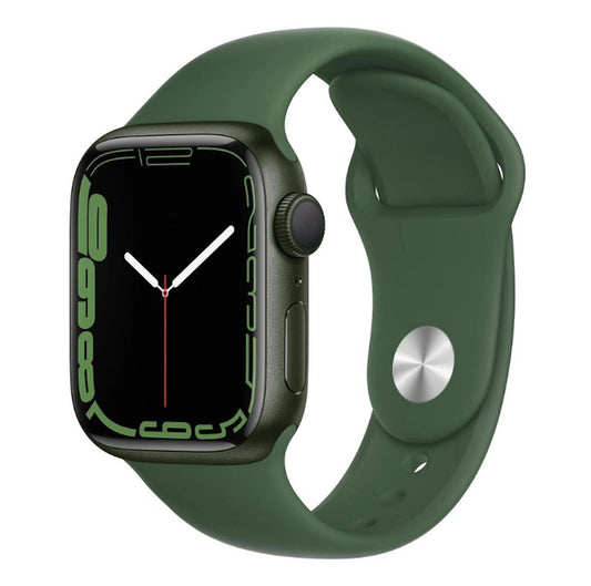 Apple Watch Series 7 41mm Green gut Refurbished Inkl. orig. Ladekabel