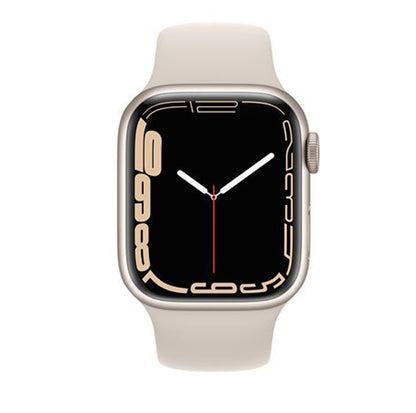 Apple Watch Series 7 41mm Starlight gut Refurbished Inkl. orig. Ladekabel