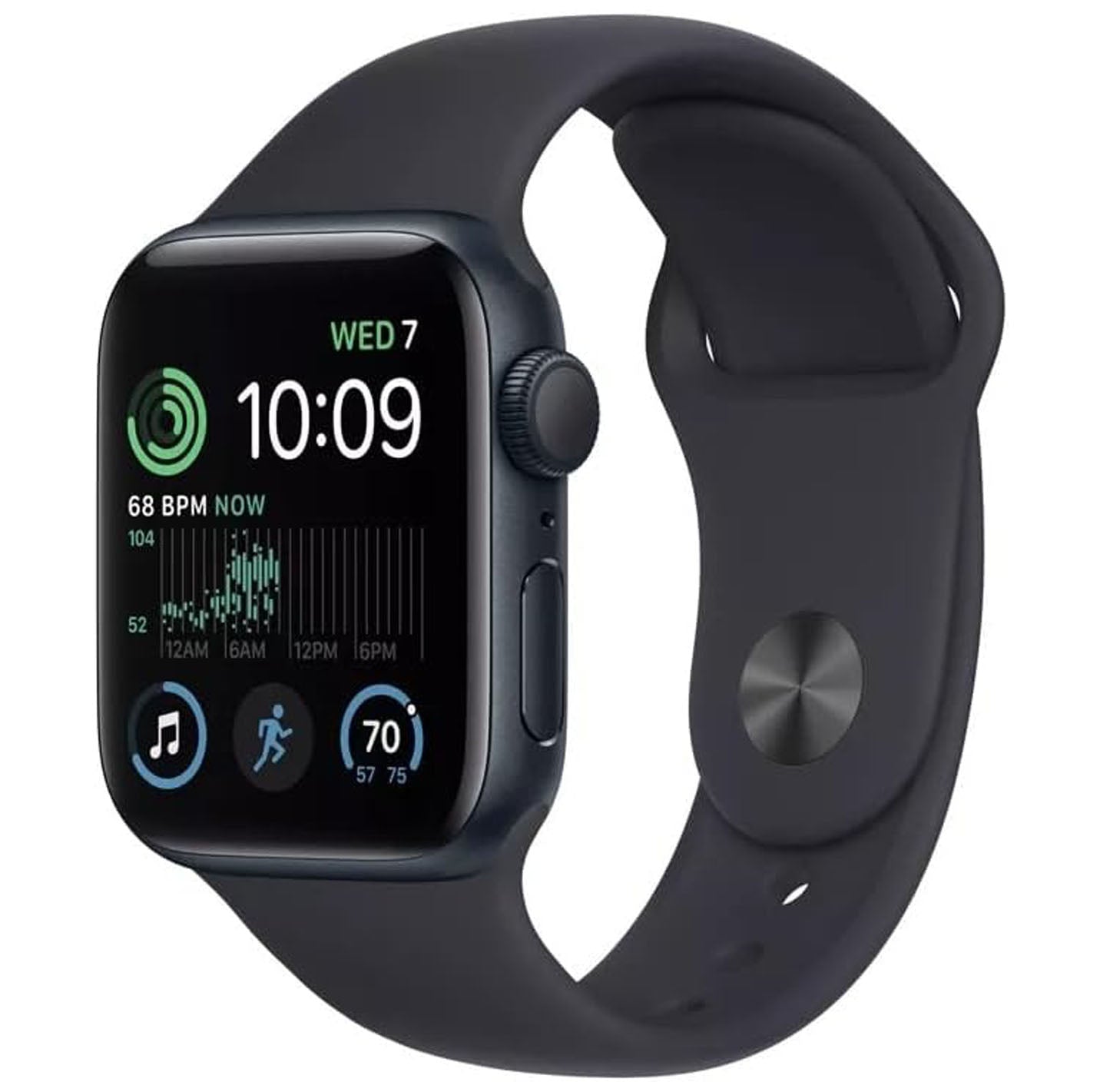 Apple Watch Series 7 45mm Midnight Black gut Refurbished Inkl. orig. Ladekabel