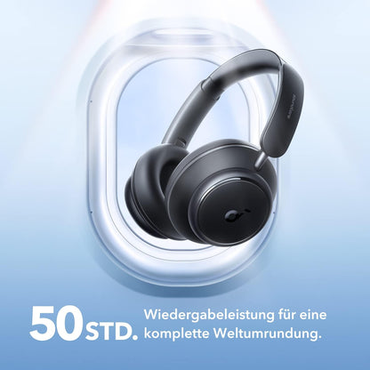 Bluetooth Kopfhörer Over Ear Soundcore by Anker Space Q45 kabellos Sport 50 Std.