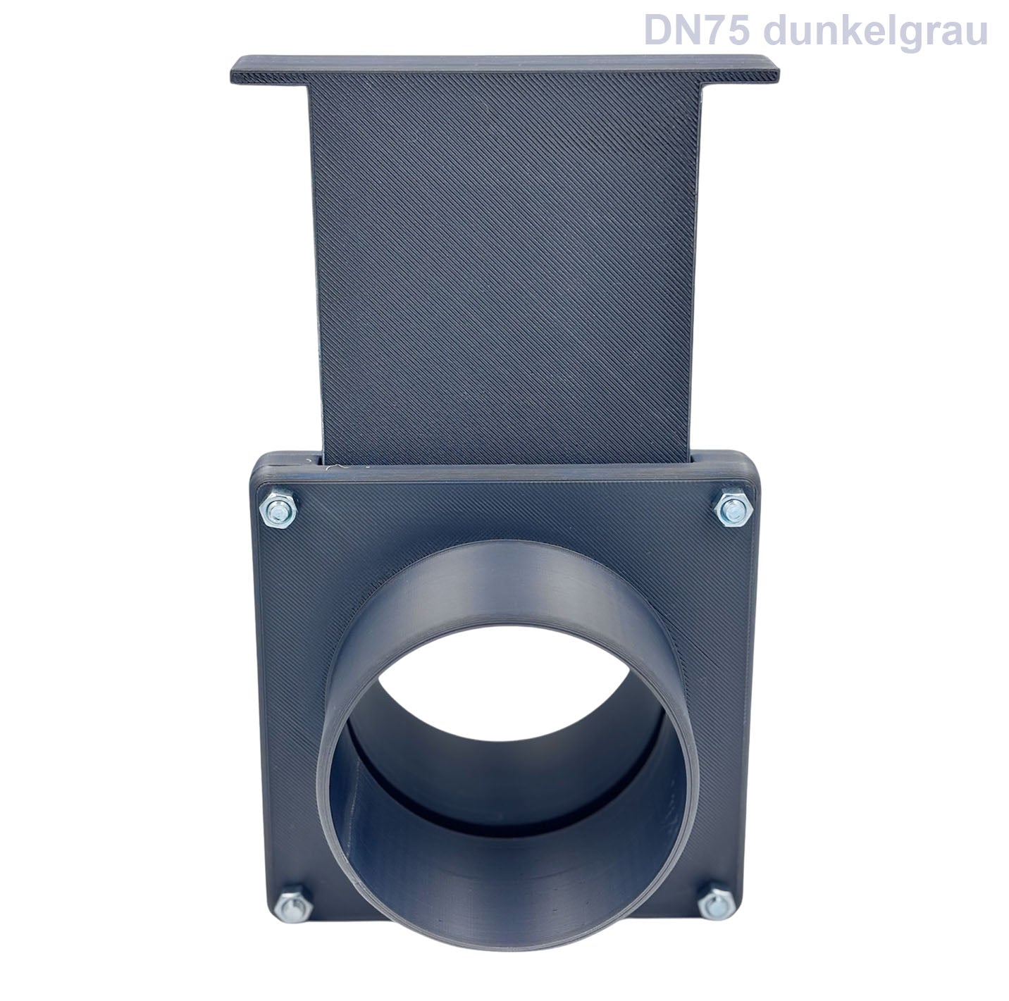 Blastgate Sperrschieber Absauganlage DN40 50 75 HT Rohr Werkstatt Magnet