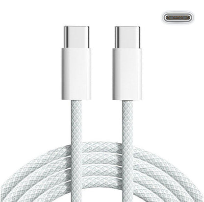 USB C auf USB C Ladekabel 60W 0,5m 1m 2m Ladegerät 35W für iPhone 15 16 Samsung