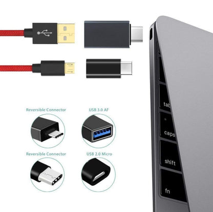 USB Adapter Konverter USB C USB A Micro USB für iPhone 15 Samsung Xiaomi Huawei
