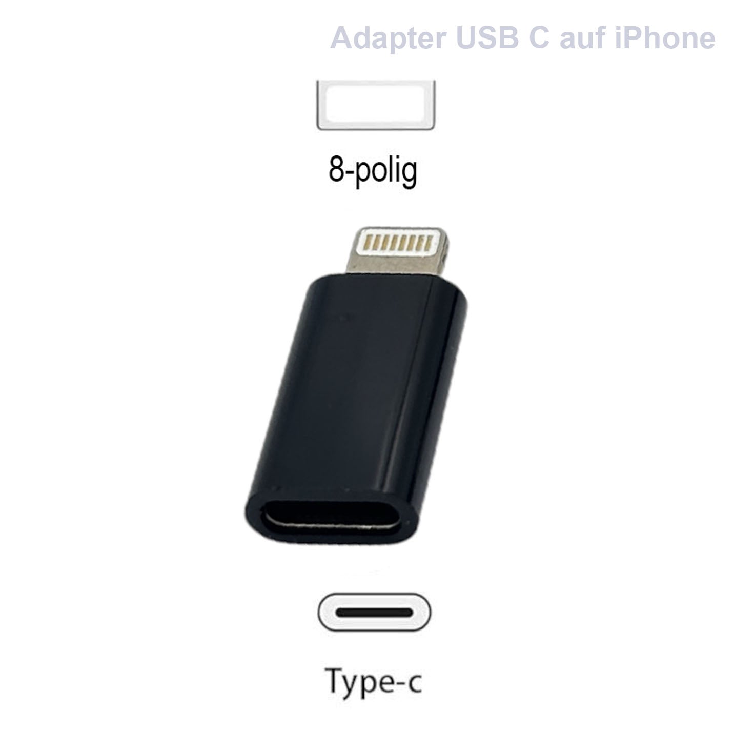 USB Adapter Konverter USB C USB A Micro USB für iPhone 15 Samsung Xiaomi Huawei