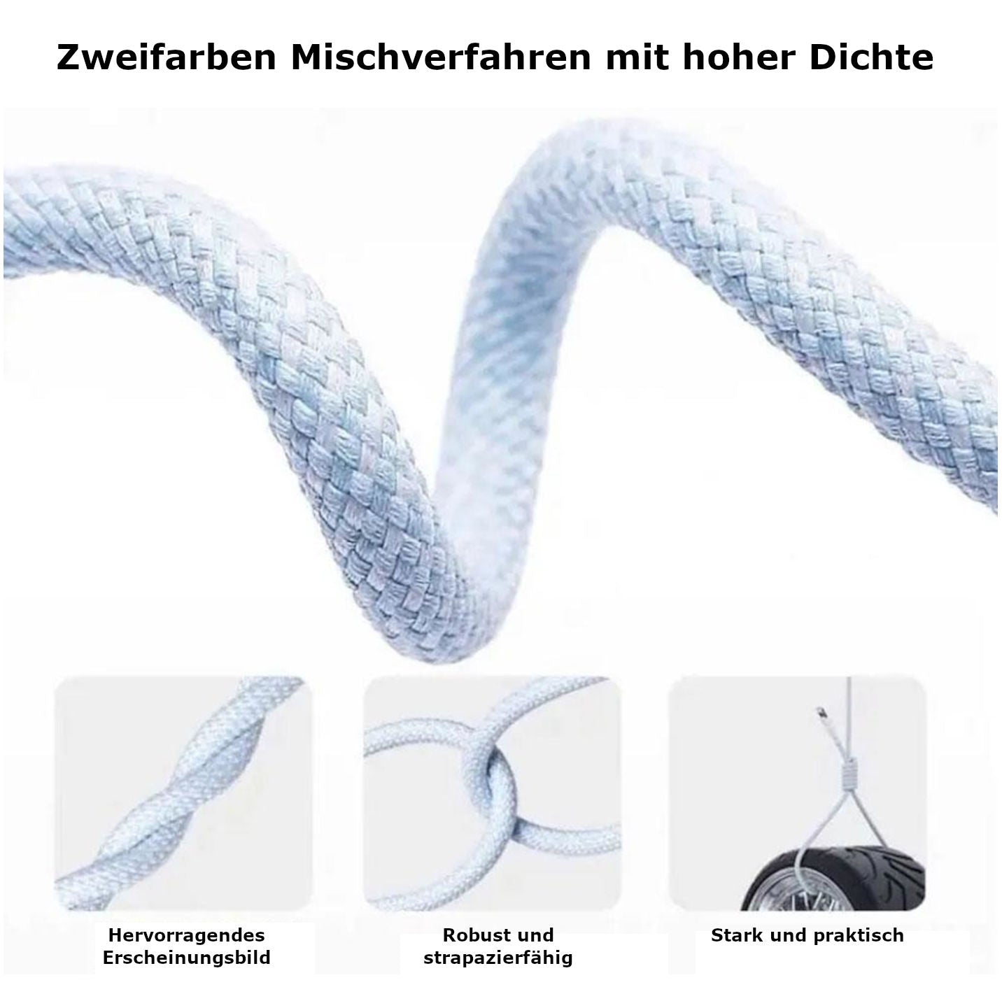 USB C auf USB C Ladekabel 60W 0,5m 1m 2m Ladegerät 35W für iPhone 15 16 Samsung
