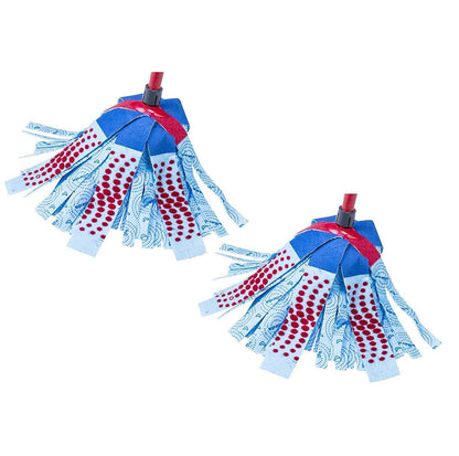 Vileda Ersatzmopp 2er Pack SuperMocio 3x Action Velour EasyWring & Clean